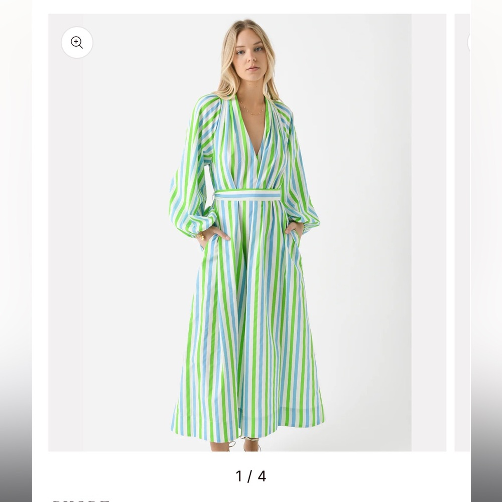 RHODE Women's Rio Dress - Vibrant Stripes